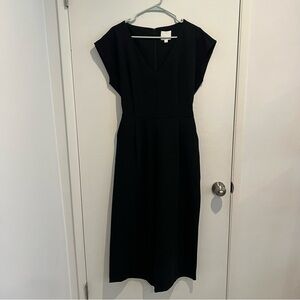 Anthropologie Jumpsuit Midi Black Size Large